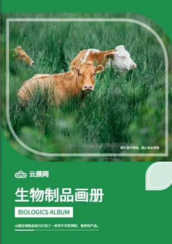 生物制品畫冊電子書設(shè)計模板3