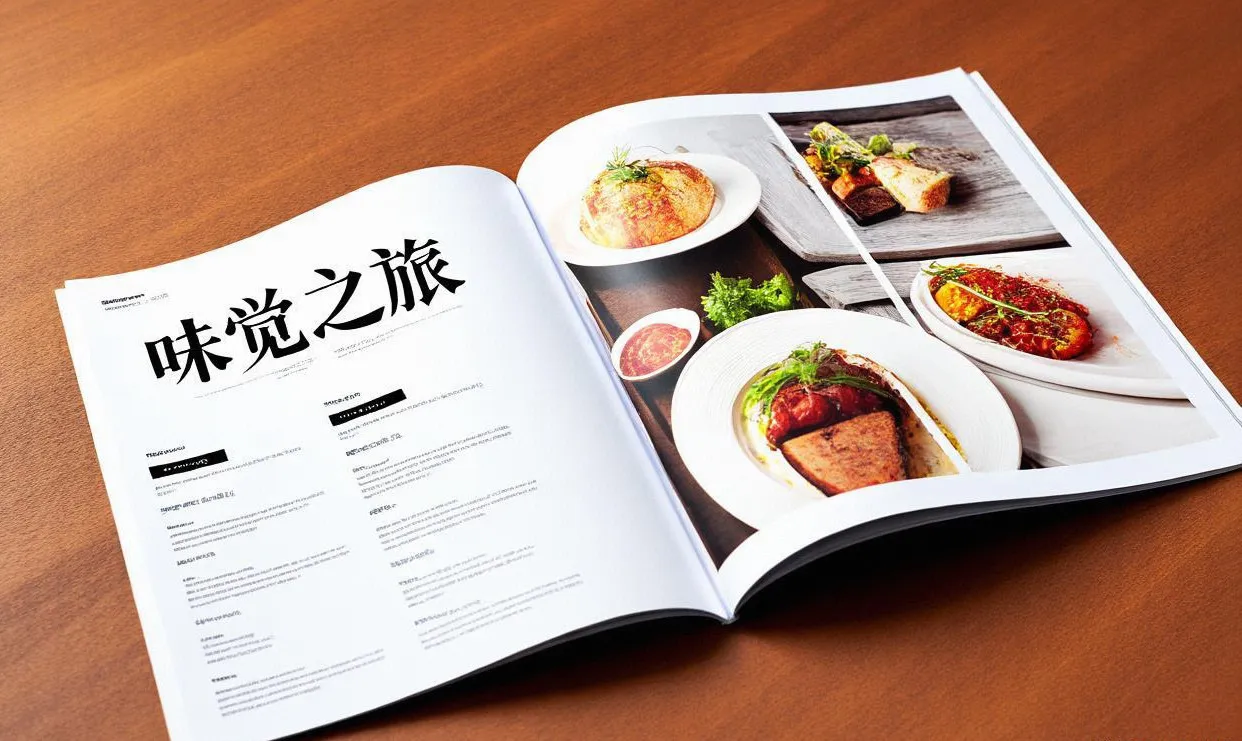 美食雜志排版封面用圖