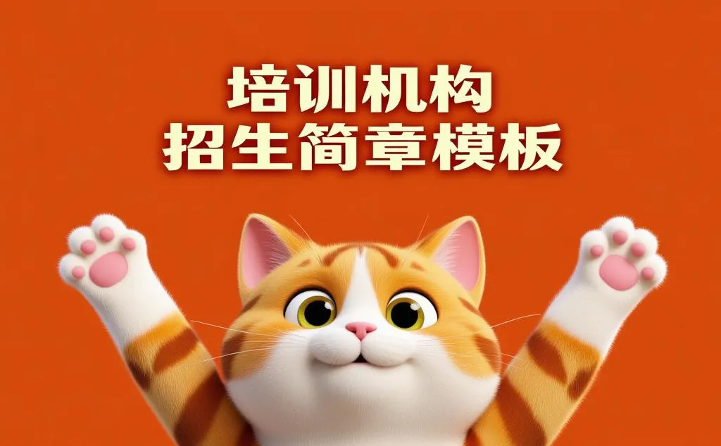 招生簡章模板封面圖片
