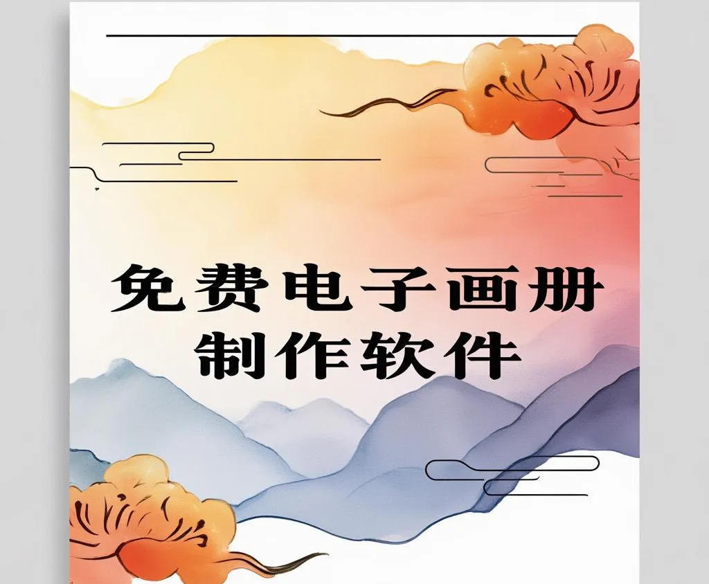 電子畫冊制作軟件免費版封面圖
