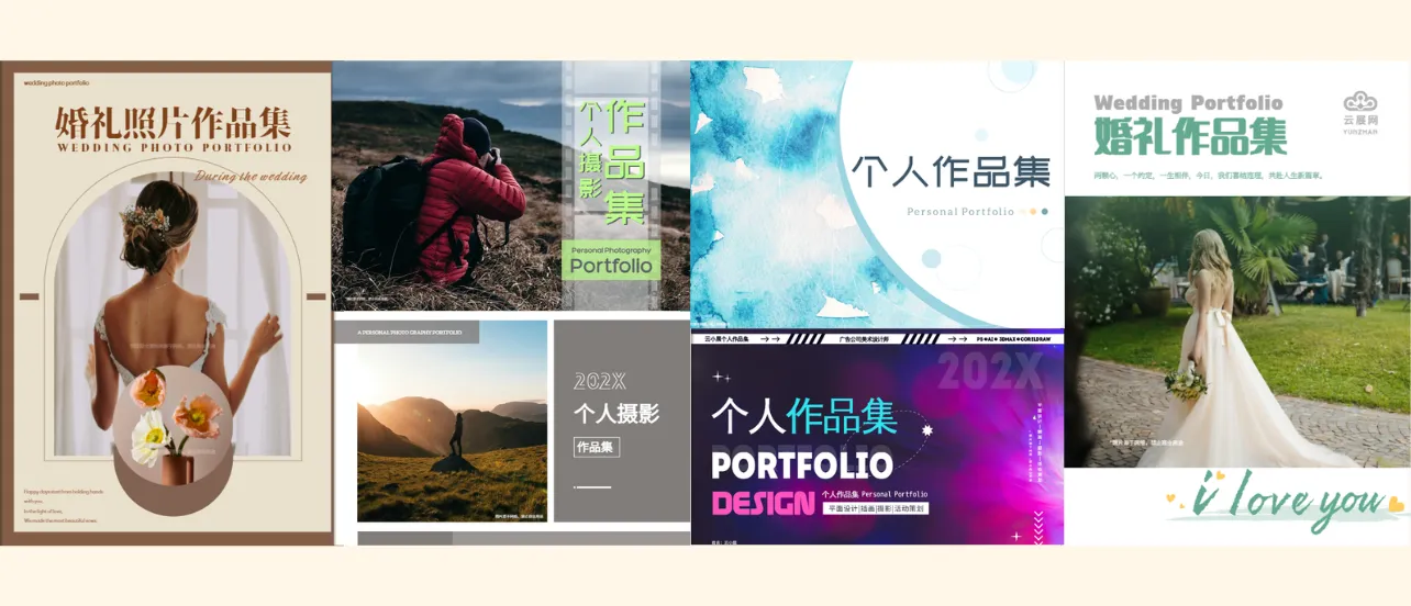 攝影作品集模板