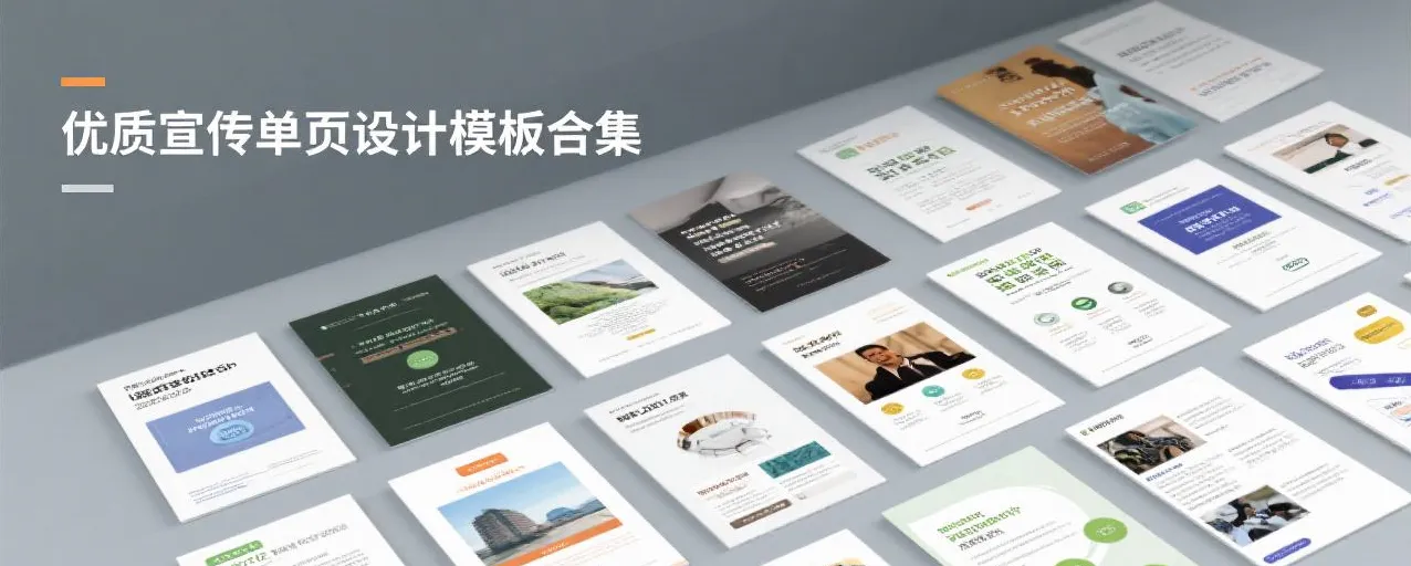 宣傳單頁設(shè)計(jì)模板封面圖