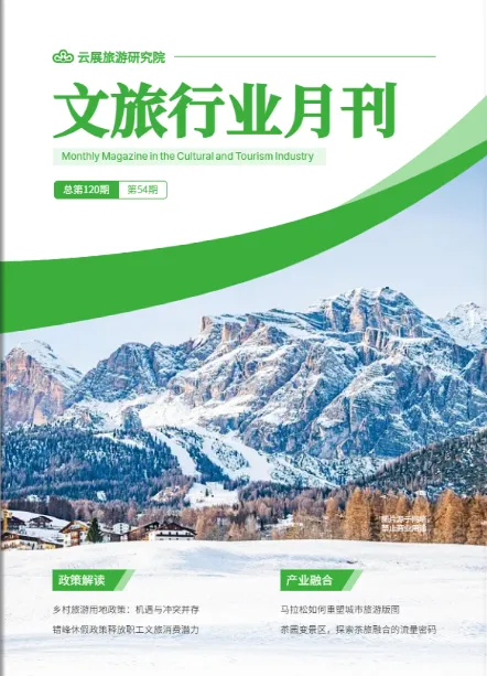 旅游行業(yè)月刊設計模板