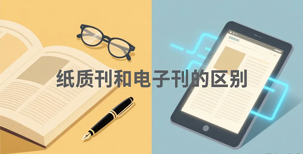 紙質(zhì)刊和電子刊的展示封面