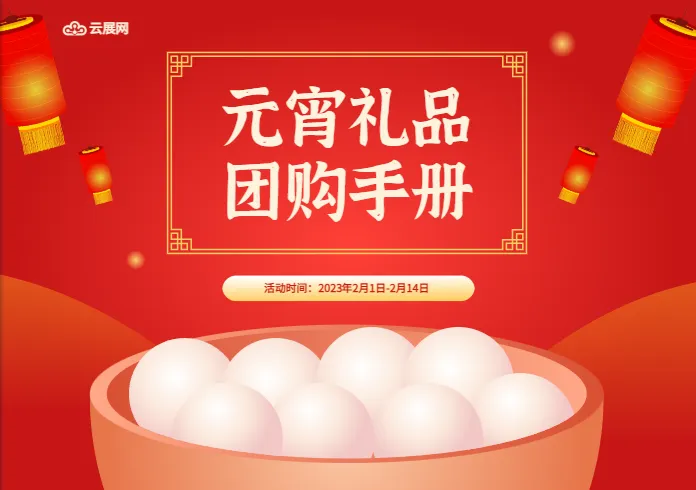 元宵節(jié)產(chǎn)品畫冊模板