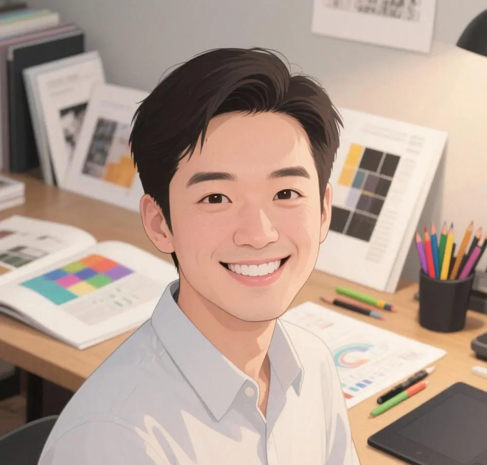 畫冊設(shè)計師頭像