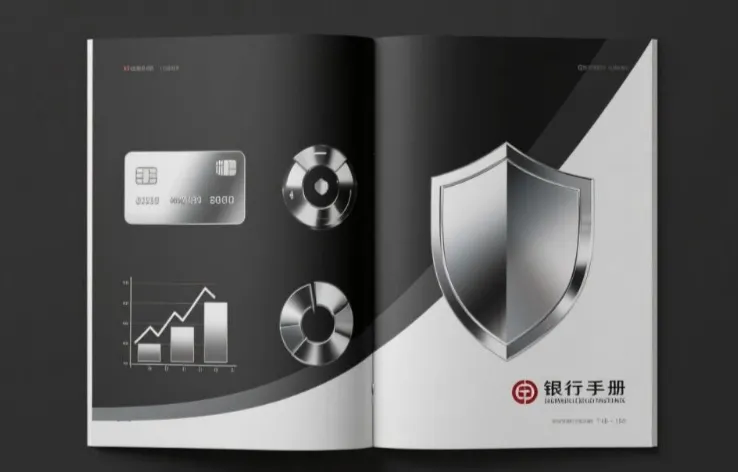 沉穩(wěn)灰色配色的畫冊(cè)設(shè)計(jì)效果