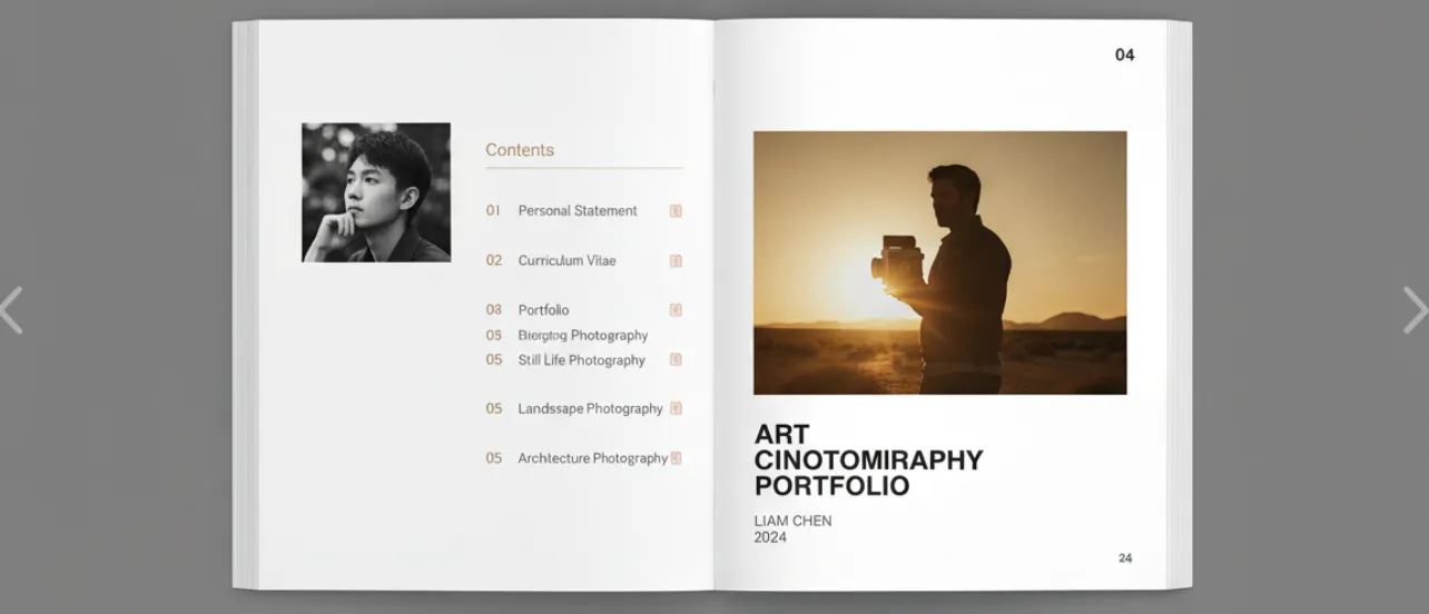 學生作品集模板