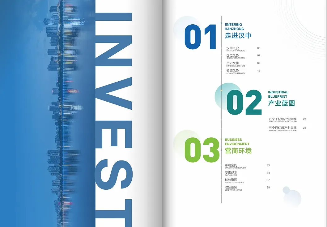 投資宣傳冊內頁設計-融合文化元素的現代設計