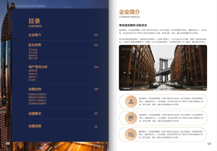 地產(chǎn)招商手冊(cè)模板