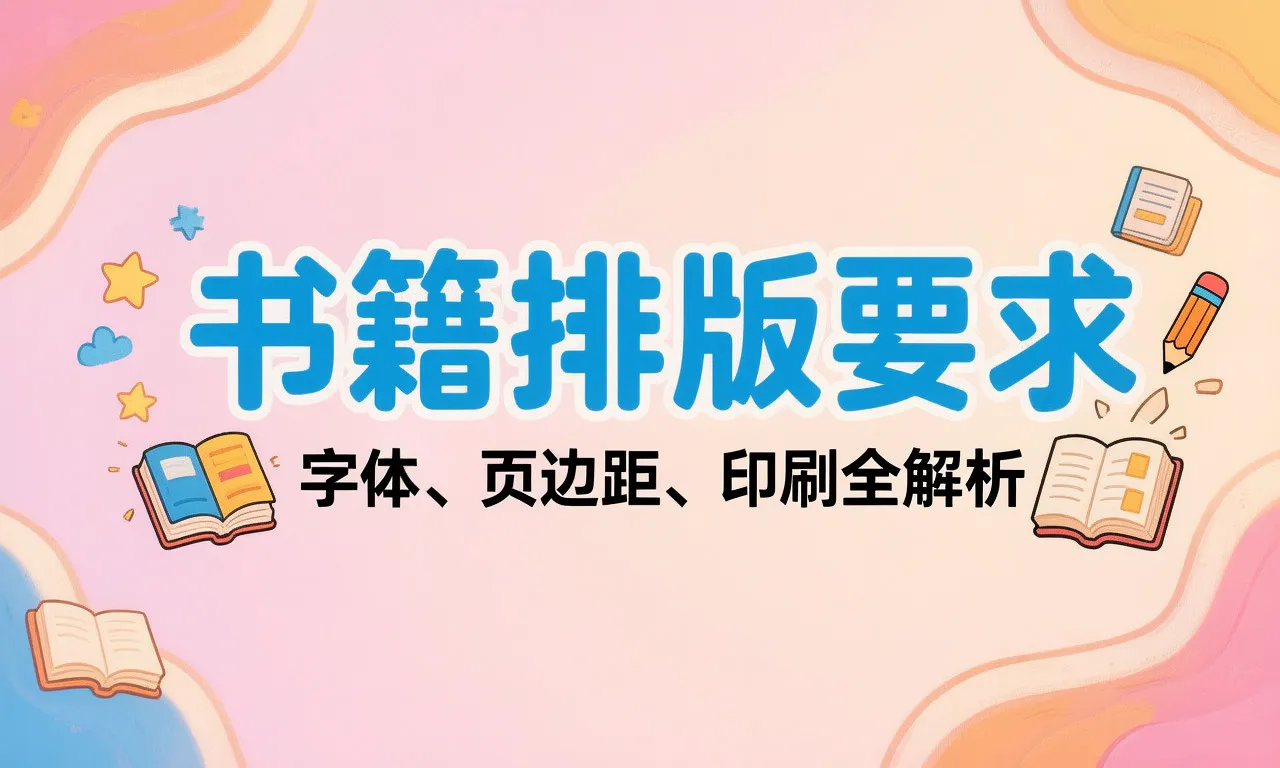 書籍排版要求封面圖