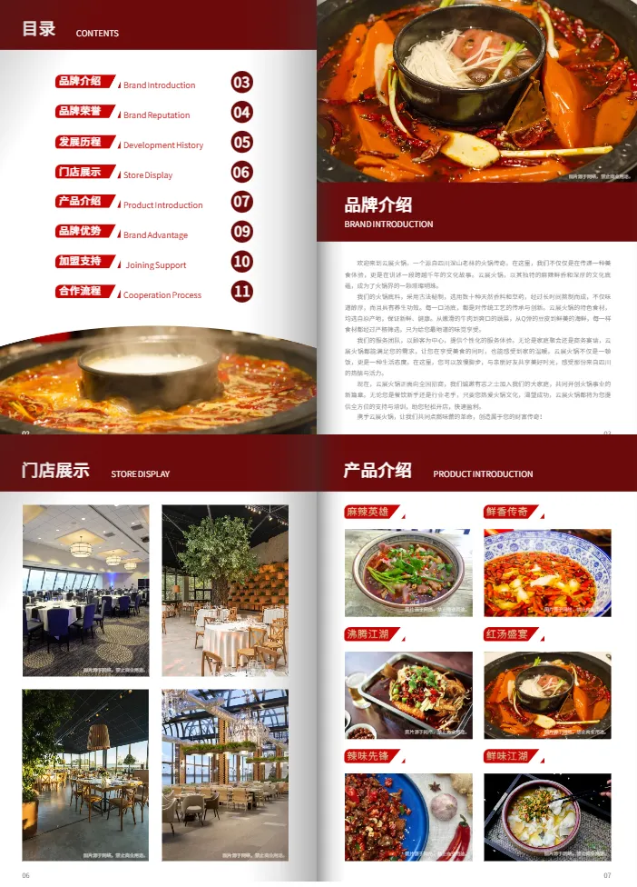 招商手冊(cè)模板