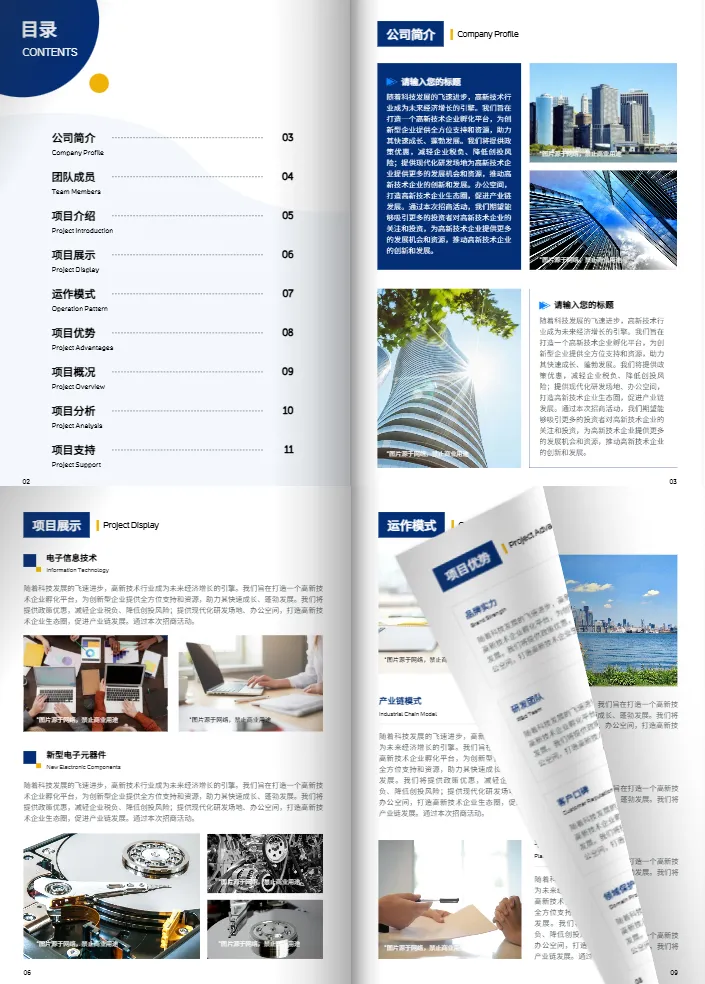 商务招商项目推介策划书模板