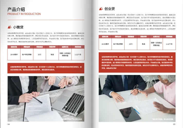 绿色金融知识科普手册版式参考