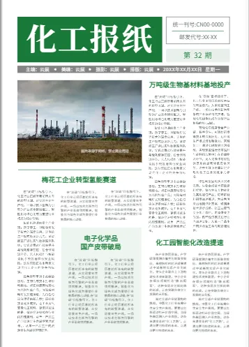 报纸版式设计模板结构示意图