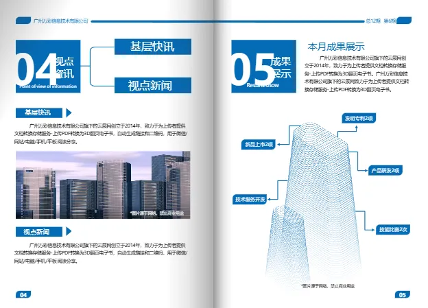 公司期刊雜志模板