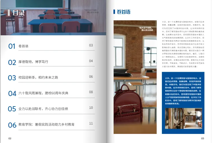 学生社团刊物内页栏目规划的完整策划图示