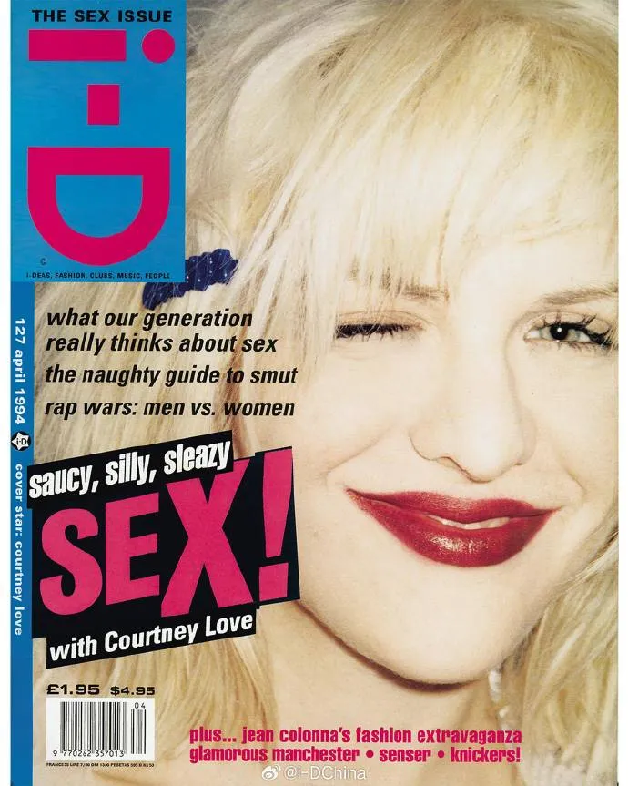 i-D杂志封面设计：情绪碰撞与色彩对比图