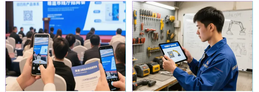 業(yè)設(shè)備電子宣傳冊(cè)使用場(chǎng)景：展會(huì)掃碼、微信分享的多渠道應(yīng)用