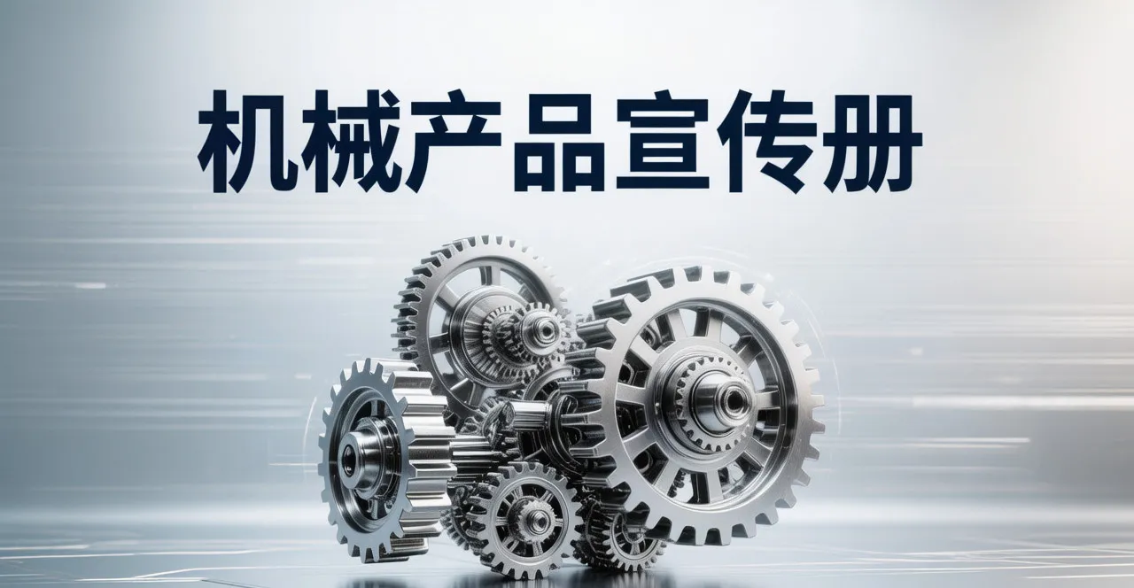 機械產(chǎn)品宣傳冊封面圖