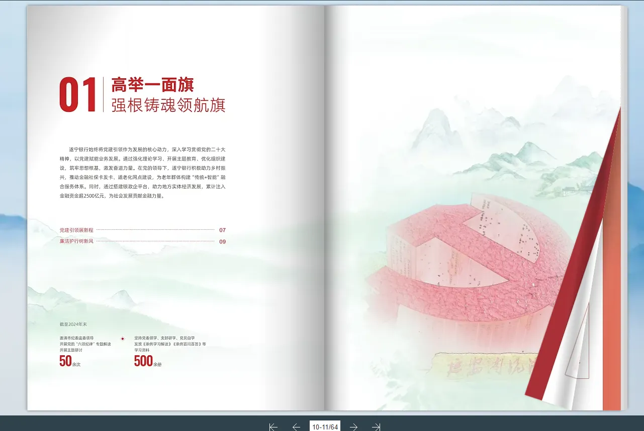 銀行黨建畫冊(cè)內(nèi)容定調(diào)視覺設(shè)計(jì)