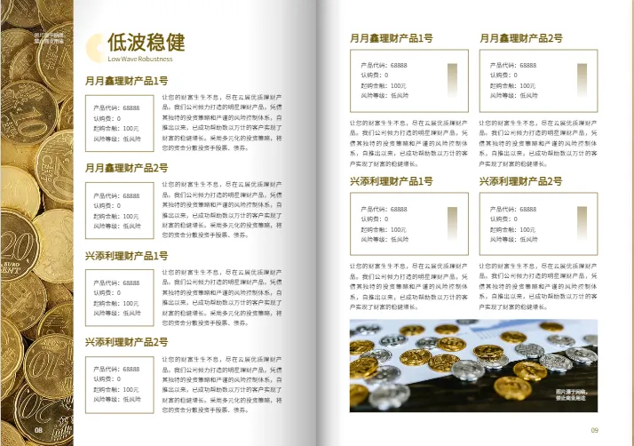 銀行年報(bào)畫冊(cè)設(shè)計(jì)模板內(nèi)頁(yè)圖示