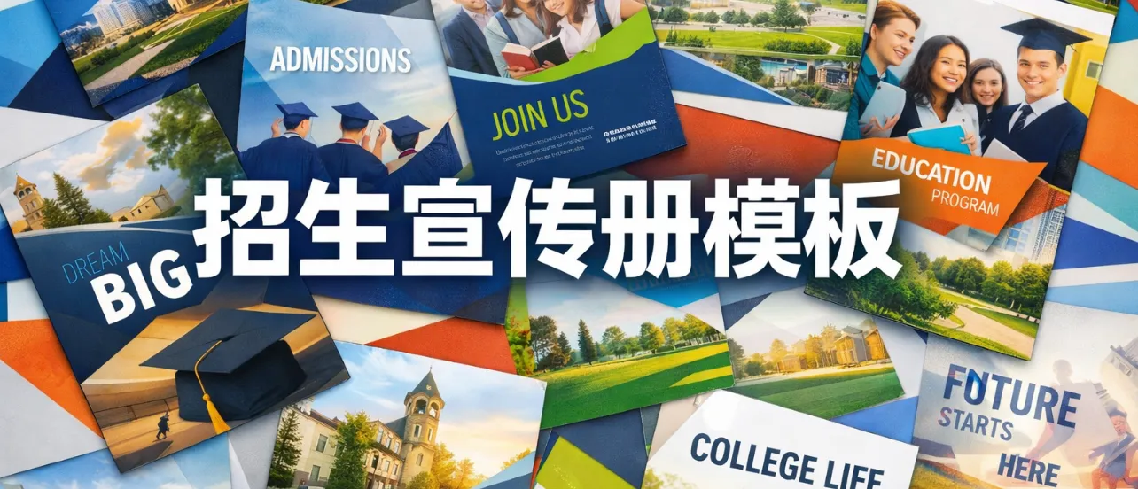 招生宣传册模板