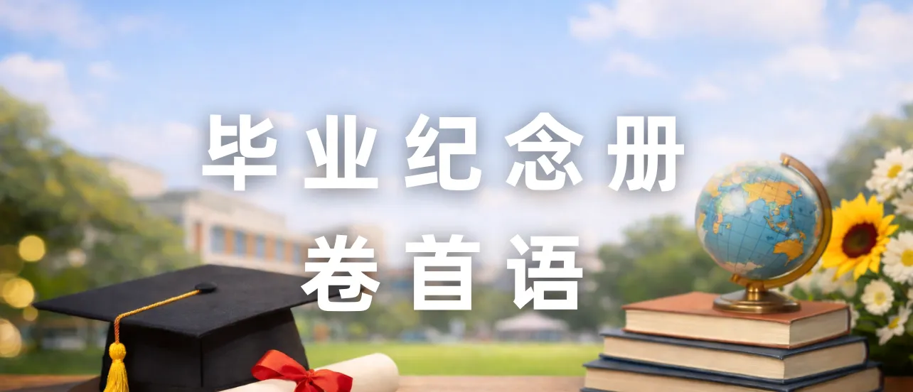 毕业纪念册卷首语怎么写