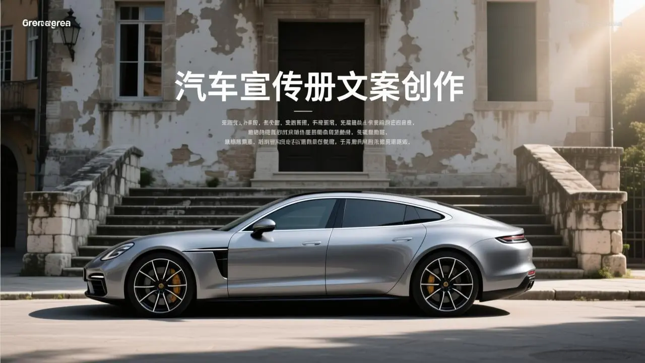 汽車宣傳冊封面圖