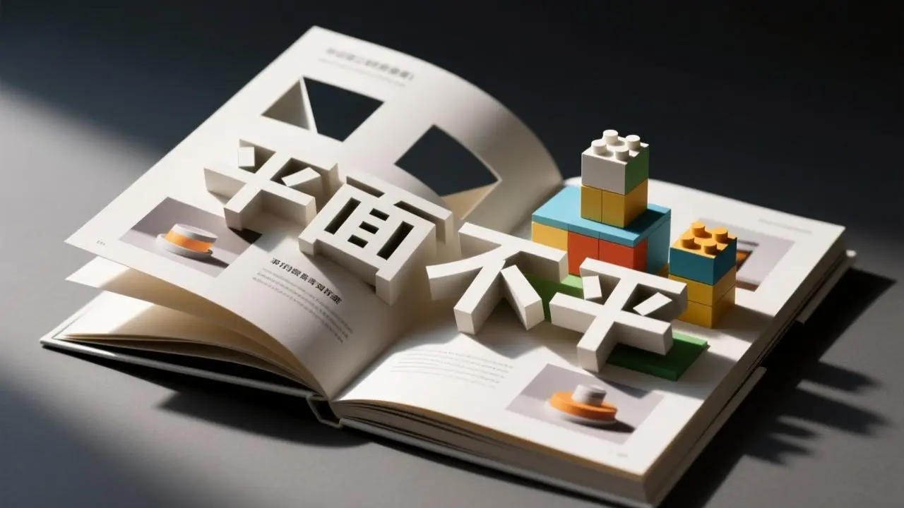 宣传册版式设计如何更立体？揭秘“平面不平”的设计奥秘
