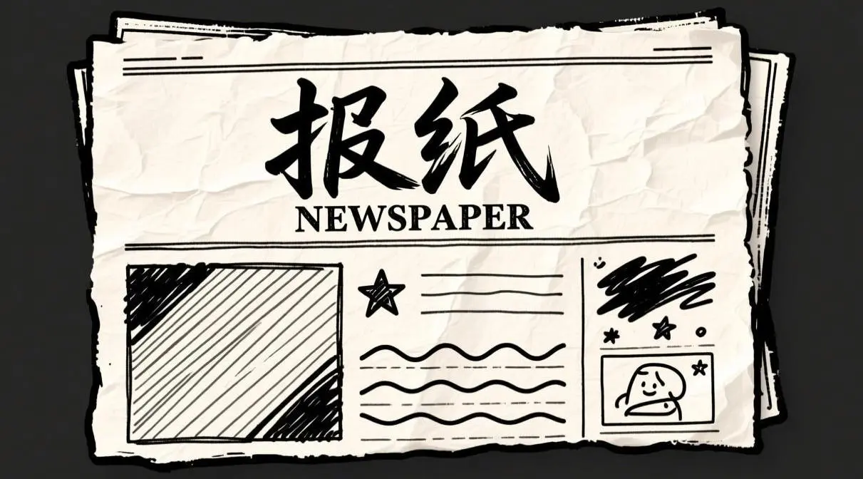 报纸newspaper模板封面图