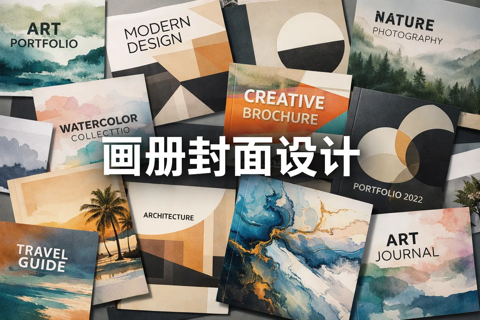 8大宣传画册封面设计技巧，排版思路干货分享！