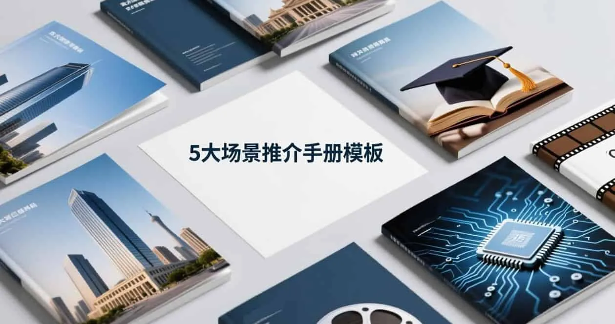 推介手冊模板封面圖