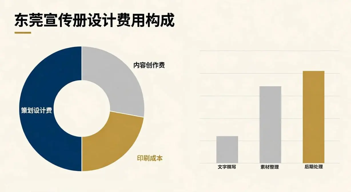 东莞宣传册设计费用构成解析:策划设计费、内容创作费、印刷成本对比图