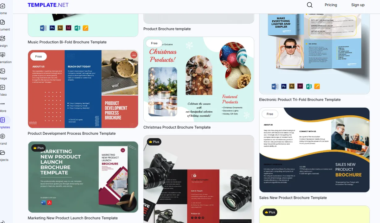 产品手册模板下载-template.net