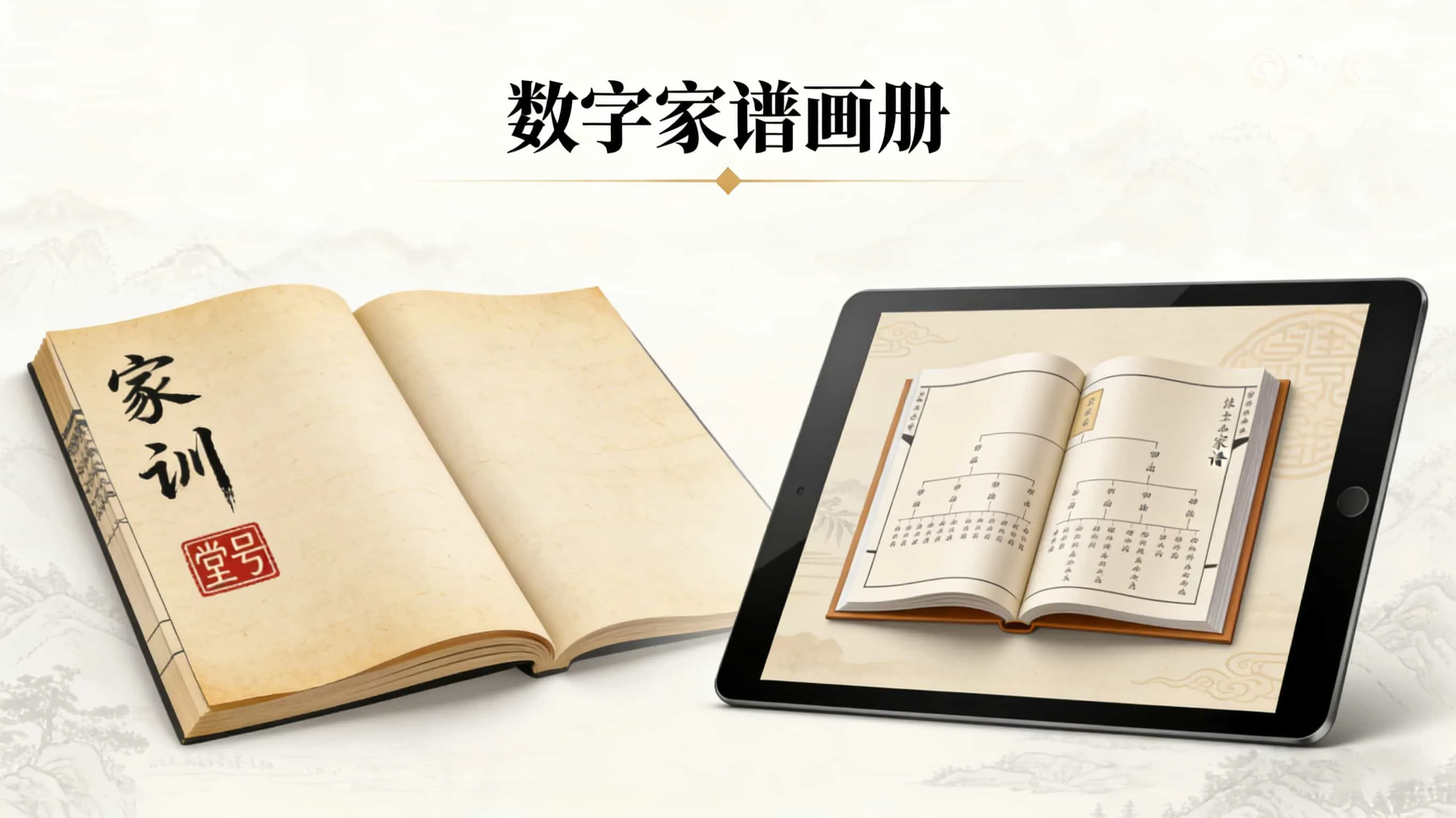 家族族谱封面图