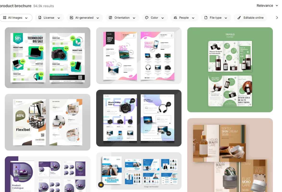 产品手册模板下载-freepik