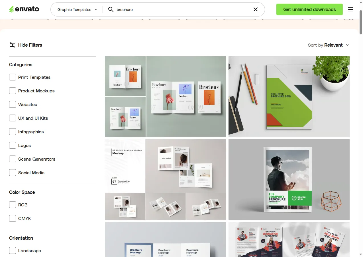 产品手册模板下载-envato