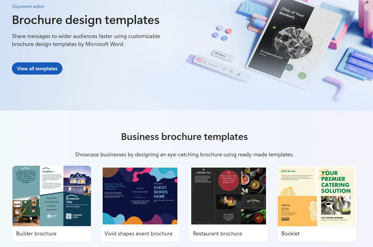 产品手册模板下载-microsoft