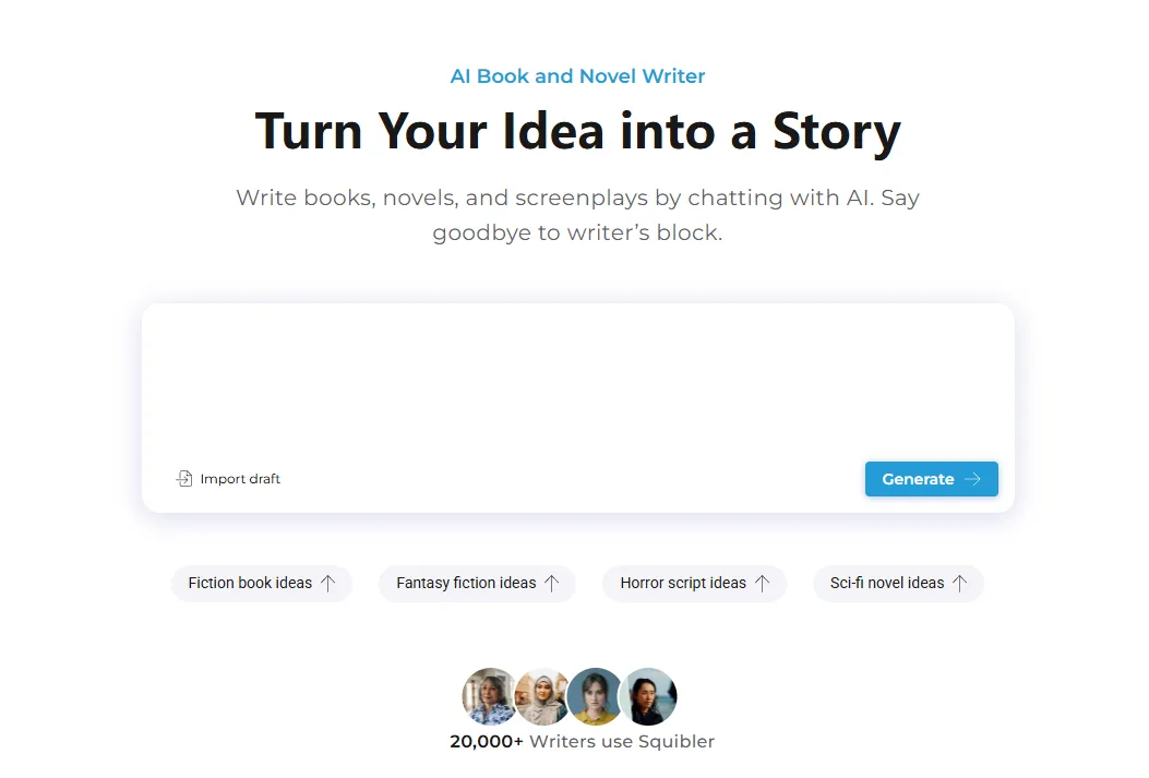 电子书制作AI工具-Squibler