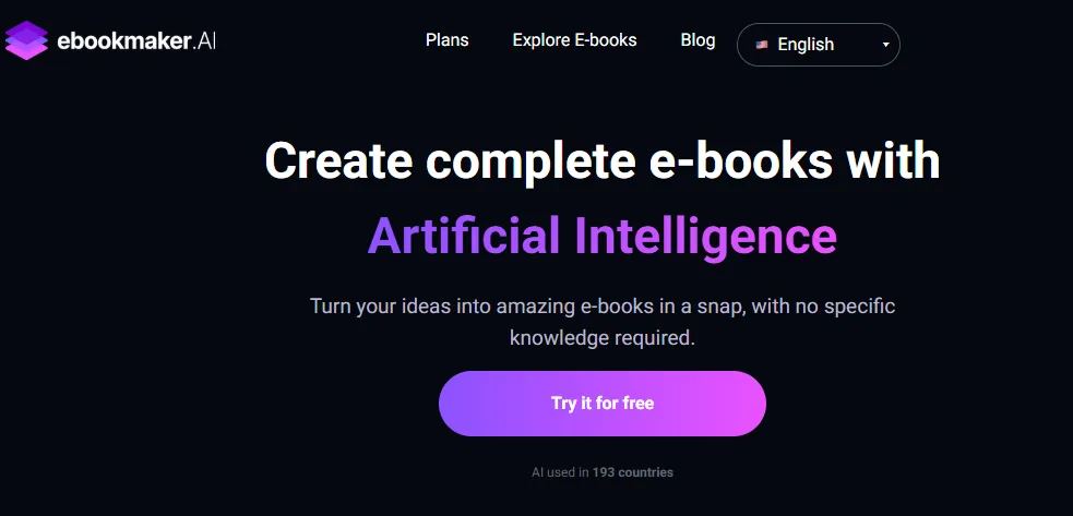 电子书制作AI工具-ebookmaker