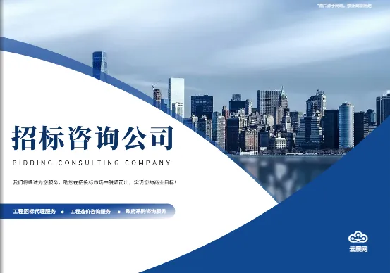 咨詢服務(wù)公司宣傳冊樣本：簡約高端風(fēng)格