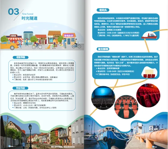 留園手繪導覽圖示例，標注核心景點、及推薦路線